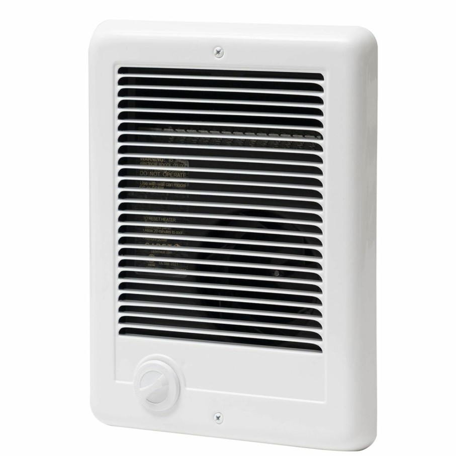 Home Improvement Cadet | Cadet Com-Pak Electric Wall Heater Complete Unit With Thermostat (Model: Csc202Tw, Part: 67507), 6825/5120 Btu, 240/208 Volt, 2000/1500 Watt, White