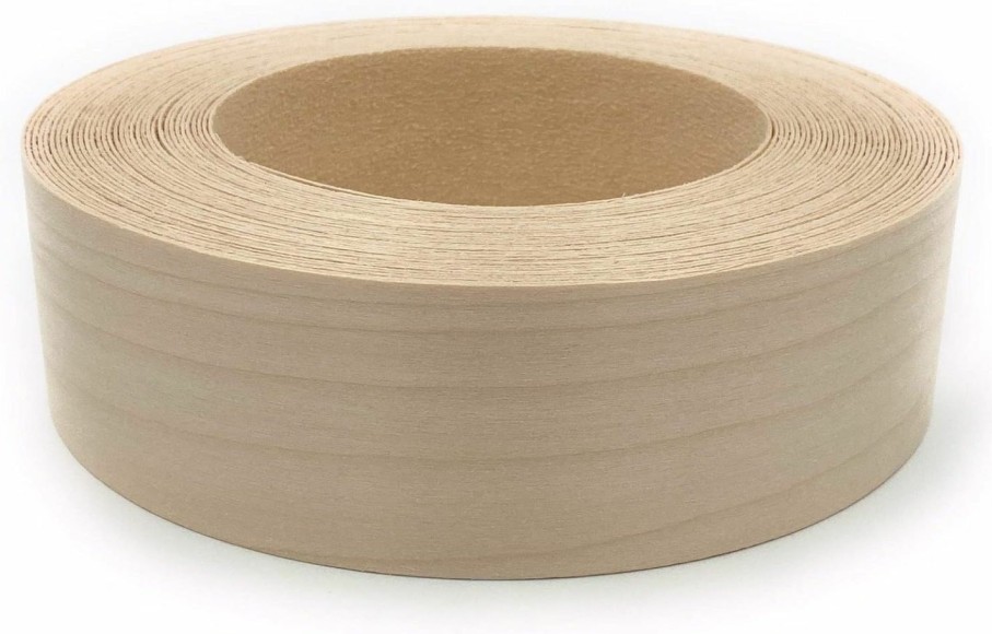 Home Improvement Edge Supply | Edge Supply Birch 1-1/2\" X 25 Ft Roll, Wood Veneer Edge Banding Preglued, Iron On With Hot Melt Adhesive, Flexible Wood Tape Sanded To Perfection. Easy Application, Made In Usa