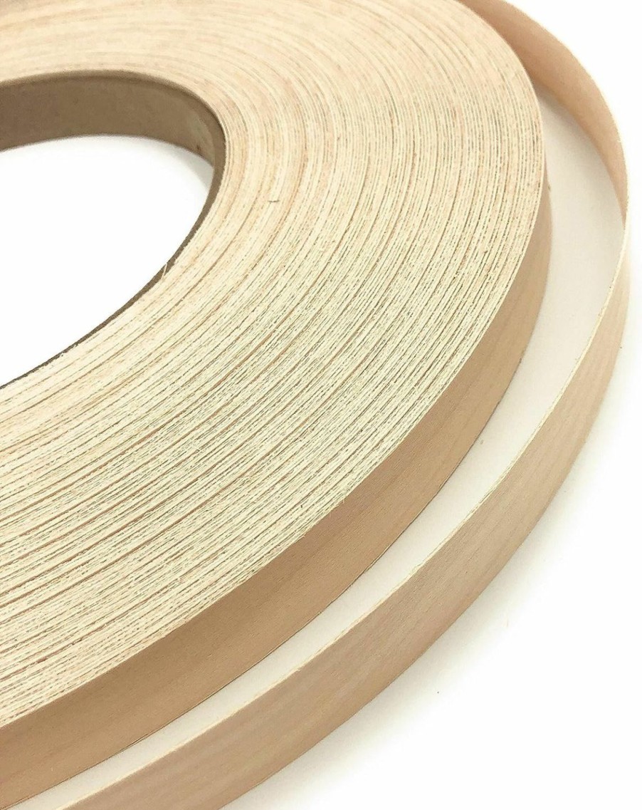 Home Improvement Edge Supply | Edge Supply Birch 1-1/2\" X 25 Ft Roll, Wood Veneer Edge Banding Preglued, Iron On With Hot Melt Adhesive, Flexible Wood Tape Sanded To Perfection. Easy Application, Made In Usa