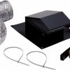 Home Improvement Broan-NuTone | Broan-Nutone Rvk1A Roof Vent Kit, Black