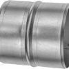 Home Improvement Vent Systems | Vent Systems 4'' Inch Galvanized Steel Duct Connector - Round Ventilation Duct Extension - Metal Vent Coupler - Metal Hose Coupling - Galvanised Pipe Connector