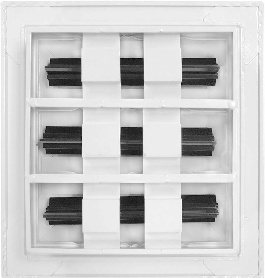 Home Improvement BUILDMART | Buildmart - 6X6 Modern Ac Vent Cover - Decorative White Air Vent - Standard Linear Slot Diffuser - Register Grille For Ceiling, Walls & Floors - Texas Buildmart