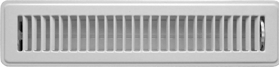 Home Improvement Hartford Ventilation | Hartford Ventilation Floor Register Vent 2" X 14" - Heavy Duty Walkable Heat Vent - Premium Finish - Easy Adjust Air Supply Lever - All Steel Construction 2 Inch By 14 Inch Floor Vent Cover (1, White)