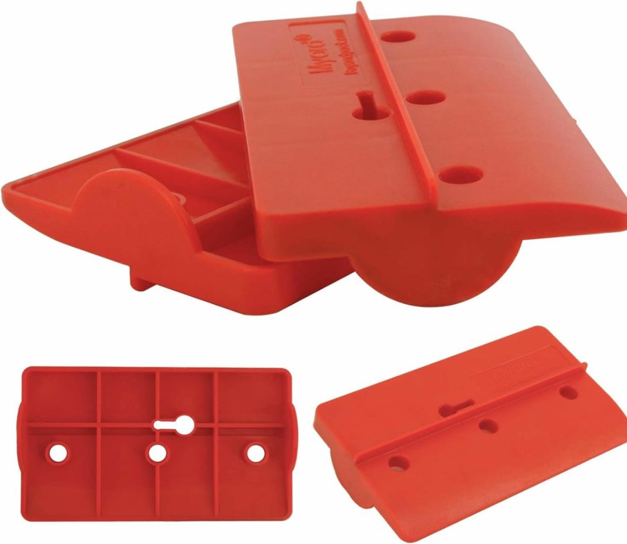 Home Improvement Myard | Myard Upgraded Drywall Fitting Tool Block Support The Plaster Board In Place While Positioning & Fixing (Red 2 Pcs)