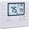 Home Improvement Heagstat | Heagstat H725 5/1/1 Day Programmable Heat Pump Thermostat, 2 Heat/1 Cool Diy Instal, With 4.5 Sq. Inch Display