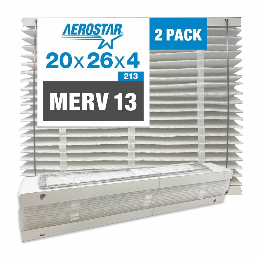 Home Improvement Aerostar | Aerostar Merv 13 Collapsible Replacement Filter For Aprilaire 213, (Pack Of 2)