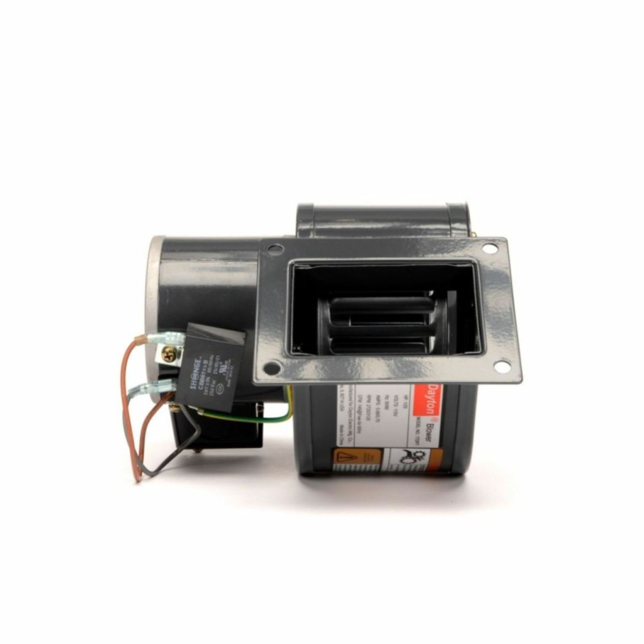 Home Improvement Dayton | Dayton 1Tdp7 Psc Blower, Black, Draft Fan, 115 Volt, 146 Cfm, Outdoor Wood Furnace Fan