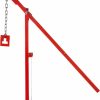 Home Improvement VEVOR | Vevor Remover, 15 3/4" Long T, 32" Standing Frame Fence Post Set With Lifting Chain Puller, Red