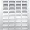 Home Improvement Handua | Handua 20\"W X 20\"H [Duct Opening Size] Steel Return Air Filter Grille [Removable Door] For 1-Inch Filters | Vent Cover Grill, White | Outer Dimensions: 22 5/8\"W X 22 5/8\"H For 20X20 Duct Opening