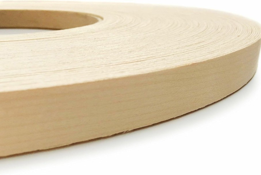 Home Improvement Edge Supply | Edge Supply Maple 7/8\" X 250' Roll Preglued, Wood Veneer Edge Banding, Iron On With Hot Melt Adhesive, Flexible Wood Tape Sanded To Perfection. Easy Application Wood Edging, Made In Usa.