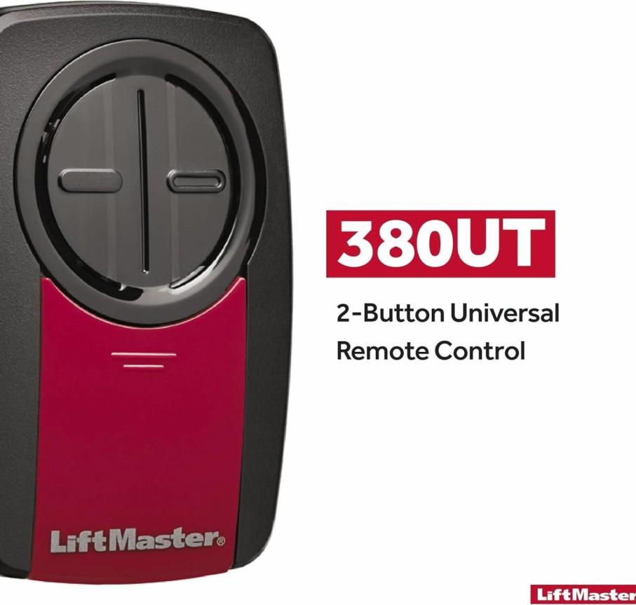 Home Improvement LiftMaster | Liftmaster 380Ut 2-Button Universal Remote Control Garage Door Opener With Universal Compatibility