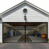 Home Improvement LIAMST | Reinforced Fiberglass Garage Door Screen - Magnetic, Hands Free 16X7Ft Screen For 2 Car Garage