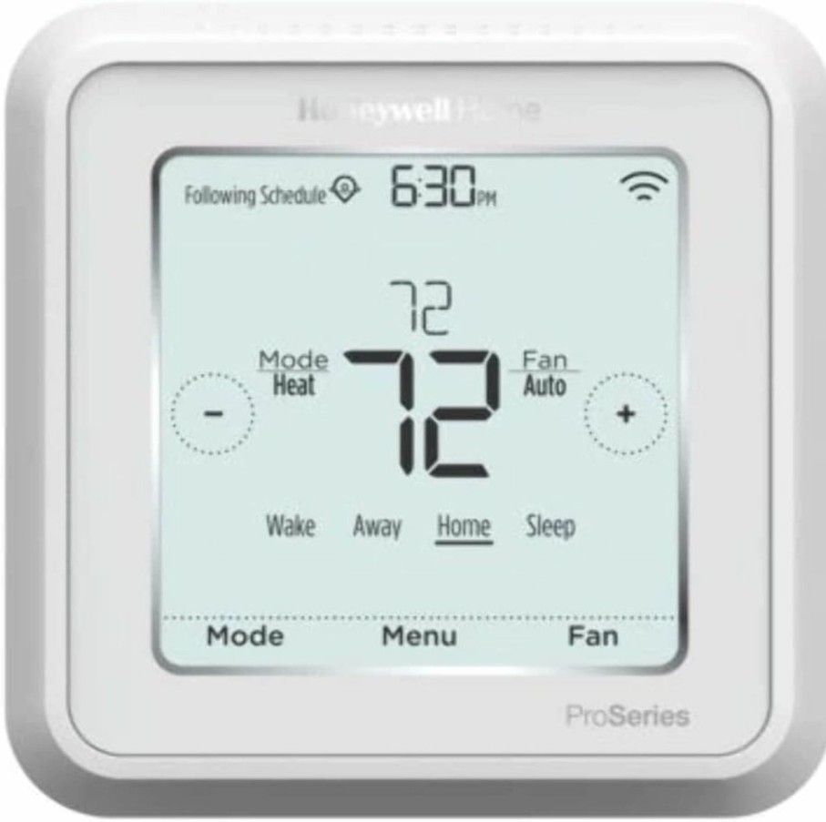 Home Improvement Honeywell | Honeywell Th6320Wf2003/U Lyric T6 Thermostat, 3 Heat / 2 Cool Heat Pump Or 2 Heat / 2 Cool Conventional, 4.09\" X 4.09\" X 1.06\"