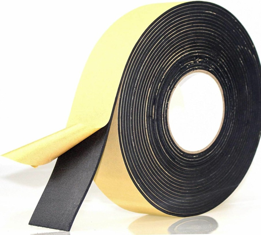 Home Improvement Papillon | Foam Insulation Tape Adhesive, Seal, Doors, Weatherstrip, Waterproof, Plumbing, Hvac, Windows, Pipes, Cooling, Air Conditioning, Weather Stripping, Craft Tape (33 Ft- 1/8\" X 2\")