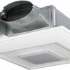 Home Improvement Panasonic | Panasonic Fv-0510Vsl1 Whispervalue Dc Ventilation Fan - Energy-Saving Bathroom Fan With Led Light - 50-80-100 Cfm