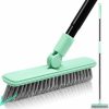 Home Improvement DALIPER | Daliper Grout Brush For Tile Floors, Swivel Shower Broom Scrubber With 50 Inches Long Handle For Cleaning Bathroom Gaps Baseboard Corner Nooks Crannies