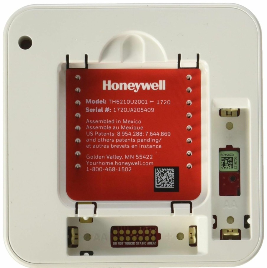 Home Improvement Honeywell | Honeywell Th6210U2001/U T6 Pro Programmable Thermostat, 2 Heat / 1 Cool Heat Pump Or 1 Heat / 1 Cool Conventional