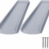 Home Improvement plusgutter | Plusgutter Rain Gutter Downspout Splash Block, Gutter Downspout Extensions For Water Drainage, 24\" Gutter Splash Guards Downspout Extender, Fixable Down Spout Drain Trays With Pe Nails(2 Pack, Gray)