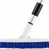 Home Improvement ELITRA HOME | Elitra Home Grout Brush Scrubber Head V-Shaped Twist-On Attachment Tough Bristles For Narrow & Wide Kitchen Shower Tub Tile Surfaces