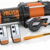 Home Improvement ORCISH | Orcish 12V 3500Lbs Waterproof Electric Winch, Synthetic Rope Atv/Utv/Truck Winch Kit For Towing, Off Road Portable Trailer Winch With Both Wireless Handheld Remote And Corded Control Recovery