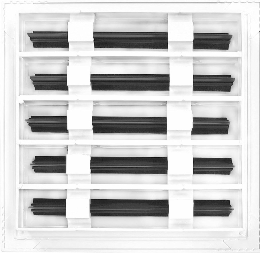 Home Improvement BUILDMART | Buildmart - 10X10 Modern Ac Vent Cover - Decorative White Air Vent - Standard Linear Slot Diffuser - Register Grille For Ceiling, Walls & Floors - Texas Buildmart