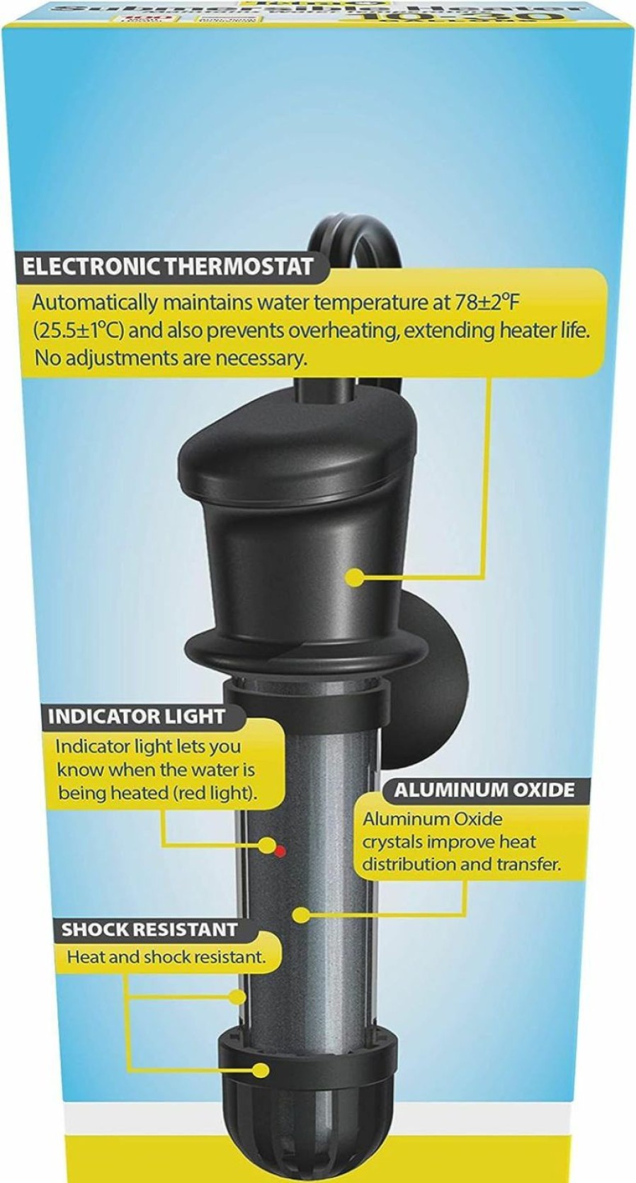 Home Improvement Tetra | Tetra Submersible Heater With Electronic Thermostat, 200-Watt