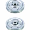 Home Improvement QWORK | Qwork Extra Heavy Duty Garage Door Pulley, 3 Inch 200Lb, 2 Pack, Professional Grade