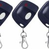 Home Improvement Kingdder | Kingdder 3 Pieces Garage Door Remote Compatible For Linear Multicode 300Mhz 10 Dip Switch 3089 3060 3070 Gate Opener Remote Multicode Gate Opener With Keychain (Black, Gray)