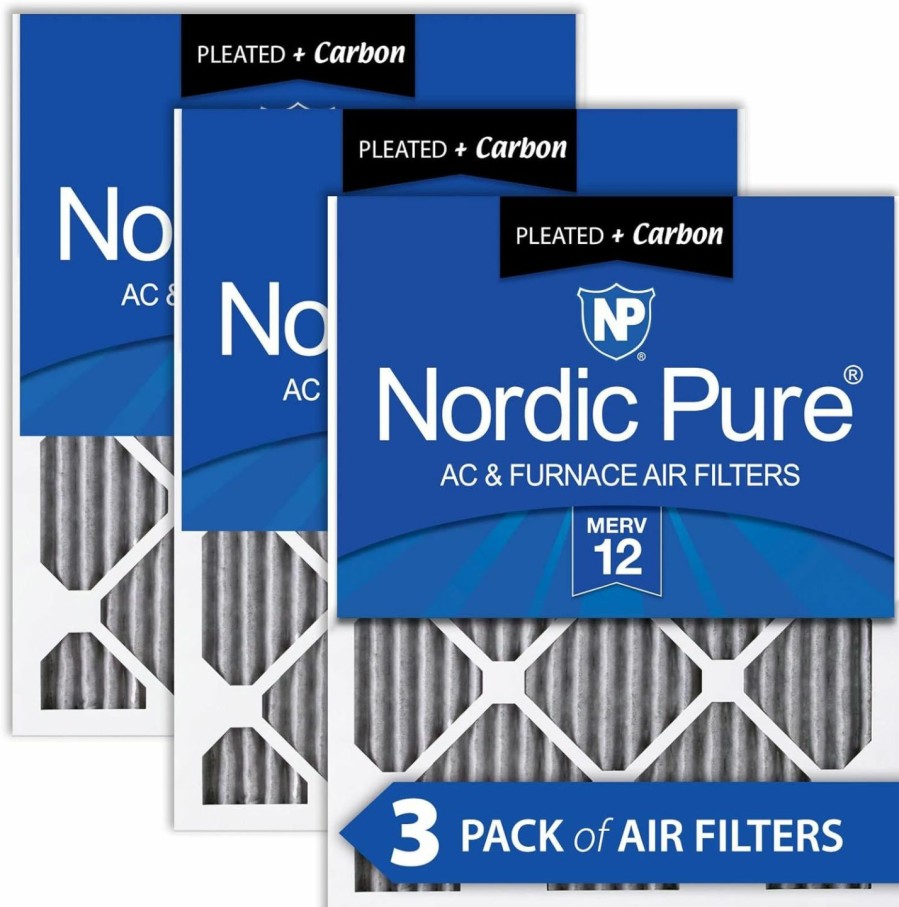 Home Improvement Nordic Pure | Nordic Pure 20X30X1 (19 5/8 X 29 5/8 X 3/4) Pleated Merv 8 Air Filters 6 Pack