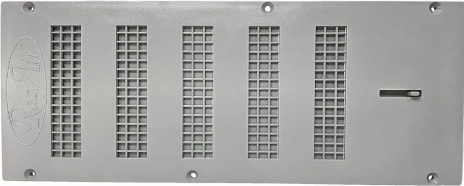 Home Improvement RazAir | Razair Foundation Vent With Damper And Screen - 16\"X 6.5\" Weatherproof And Paintable Abs Easy To Install Moisture Mold Reducing For Crawl Space, Outdoor, Garage, And Home Improvement