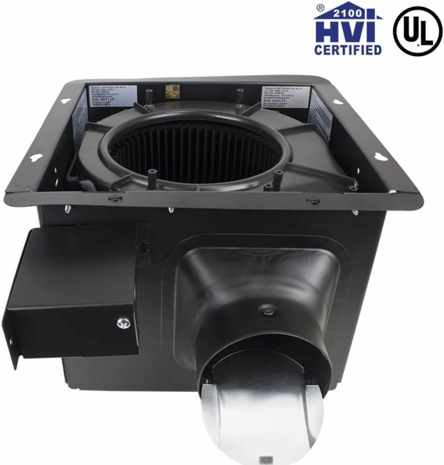 Home Improvement BV | Bv Bathroom Fan Ultra-Quiet Bathroom Ventilation & Exhaust Fan, Bathroom Ceiling Fan, Residential Remodel Energy-Saving Ceiling Mount Fan (No Attic Access Required) (150 Cfm)