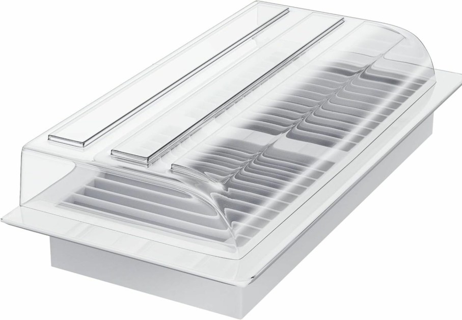 Home Improvement Ventilaider | Ventilaider Vent Air Deflector For Ceiling, 11\" Wide, 6\" Long, 1.2\" Tall, Low-Profile, Non-Adjustable, For Ceilings, Sidewalls And Floors, Hook And Loop Installation Tape Included - 2 Pack