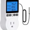 Home Improvement INKBIRDPLUS | Inkbirdplus Plug In Thermostat Temperature Controller Digital Thermostat Outlet Heating Cooling Control Timer 1800W 110V 15A Backlit Display